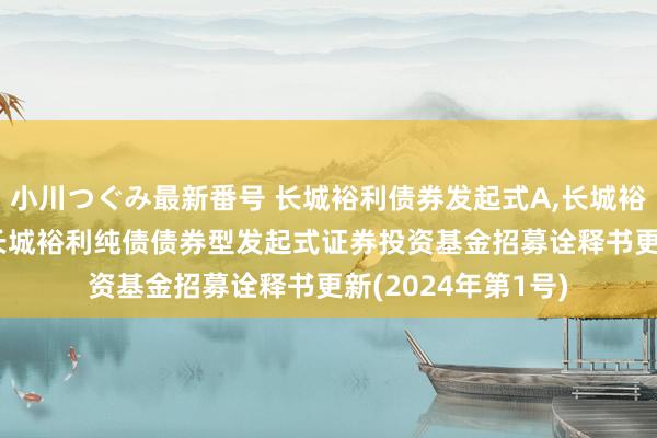 小川つぐみ最新番号 长城裕利债券发起式A，长城裕利债券发起式C: 长城裕利纯债债券型发起式证券投资基金招募诠释书更新(2024年第1号)