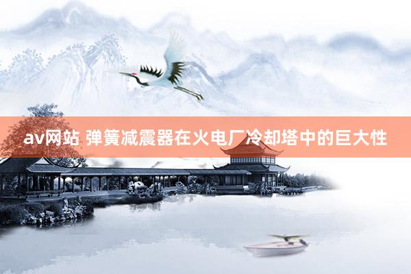 av网站 弹簧减震器在火电厂冷却塔中的巨大性
